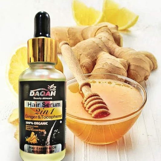 Anti Hair Loss Serum 2 In 1 Natural Hair Fall Serum Ginger And Tocopherol Hair Growth Essence Oil Hair Care Serum | Hair Loss Treatment For Men & Women |